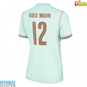 Billiga Frankrike Randal Kolo Muani #12 Bortatröja Dam VM 2026 Kortärmad
